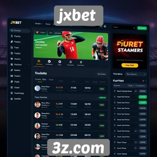 Interface e usabilidade do site de apostas jxbet